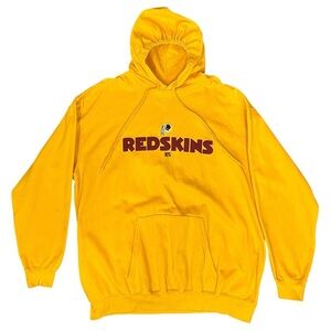 Vintage 90s Washington Redskins NFL Team Apparel Hoodie Gold Yellow Men’s XL